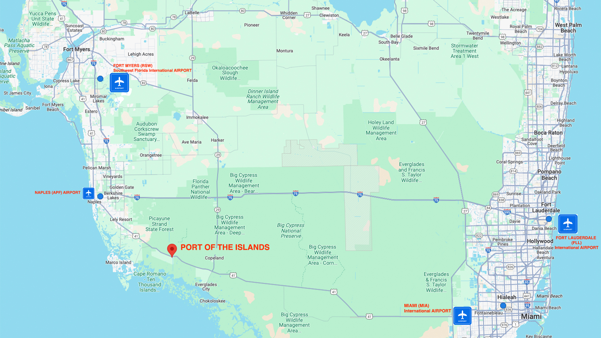 LOCATION AIRPORT MAP_